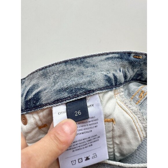 CITIZENS OF HUMANITY Paloma Mischief High Rise Baggy Wide Leg Jeans, Size 26 - Picture 13 of 15